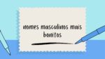 nomes masculinos mais bonitos pdf